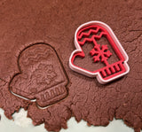 Weihnachtlicher Plätzchenausstecher – Set mit Stempel