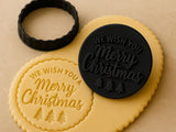 Plätzchenausstecher mit Stempel – Merry Christmas