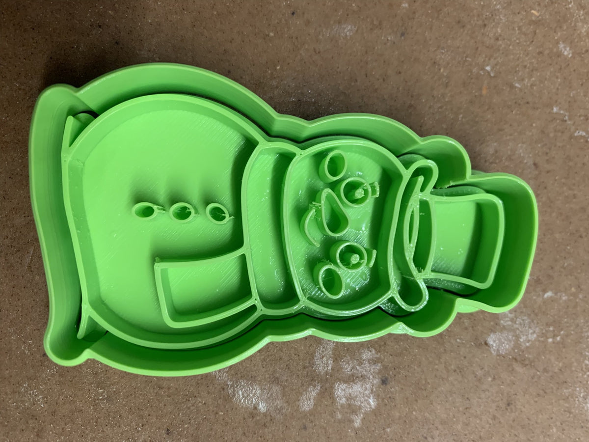 Plätzchenausstecher in Schneemannform