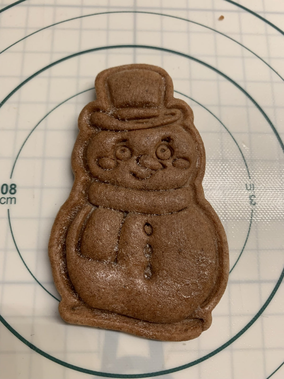 Plätzchenausstecher in Schneemannform