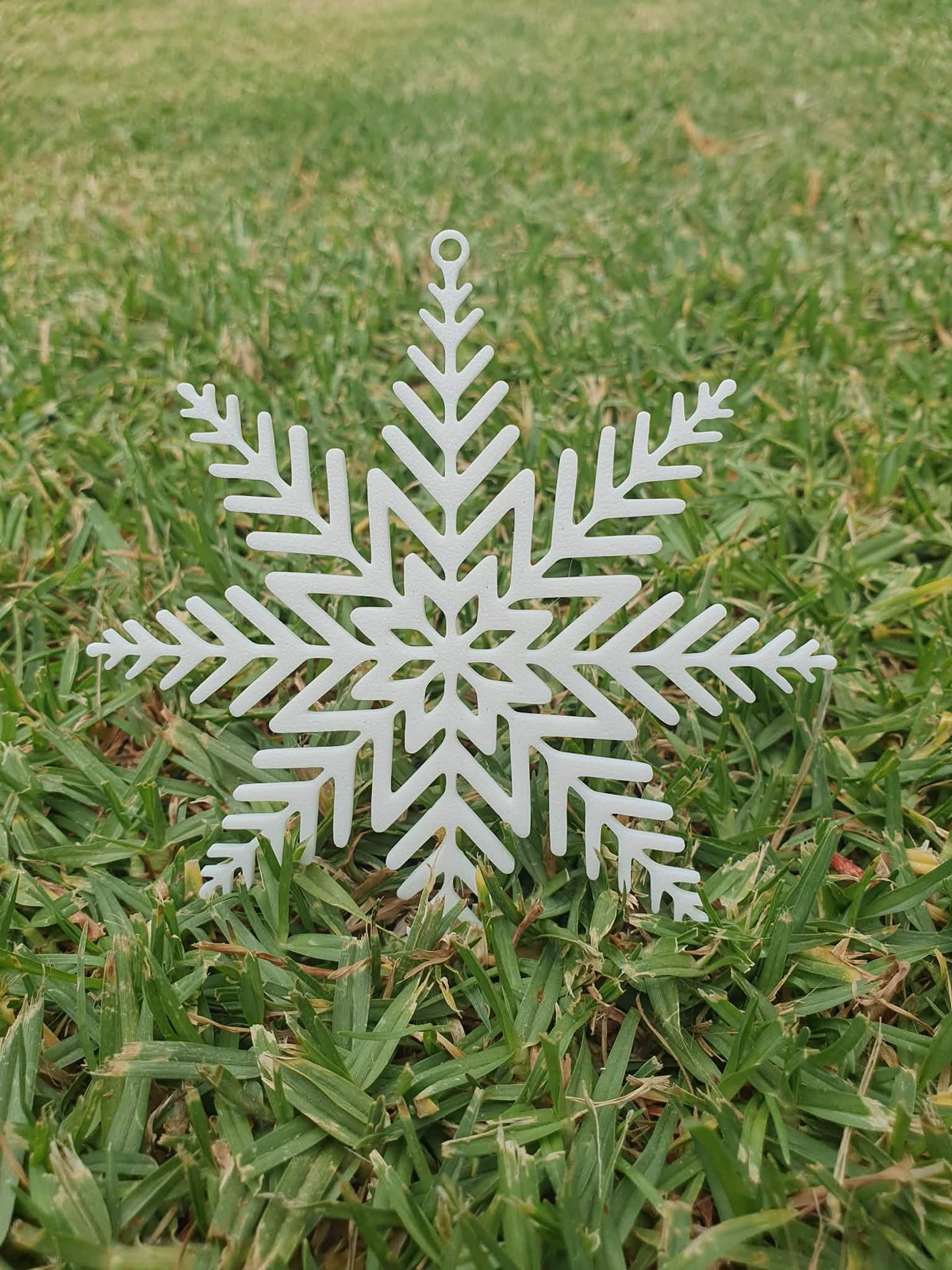 Schneeflocke als Christbaumschmuck