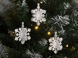 3D-Schneeflocken zum Zusammenstecken, 4er-Set