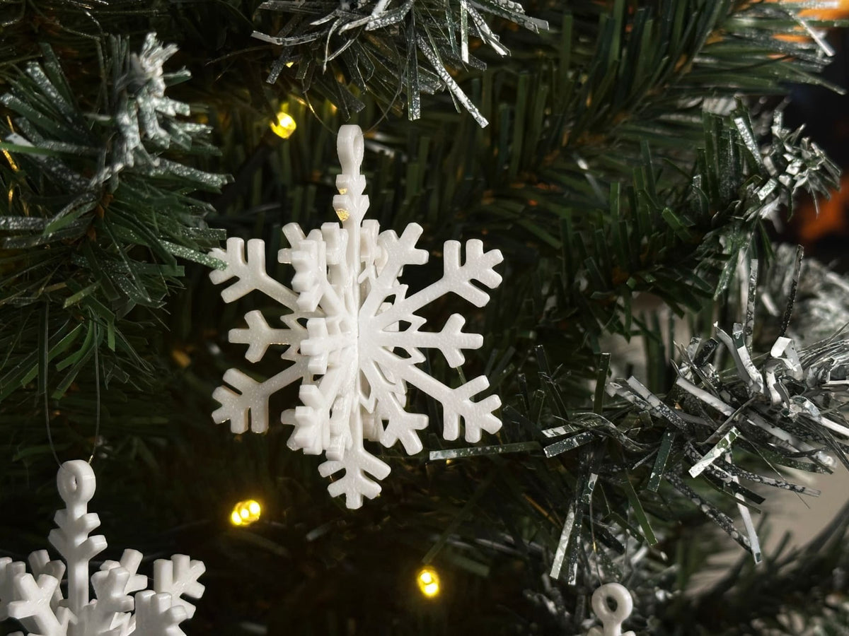 3D-Schneeflocken zum Zusammenstecken, 4er-Set