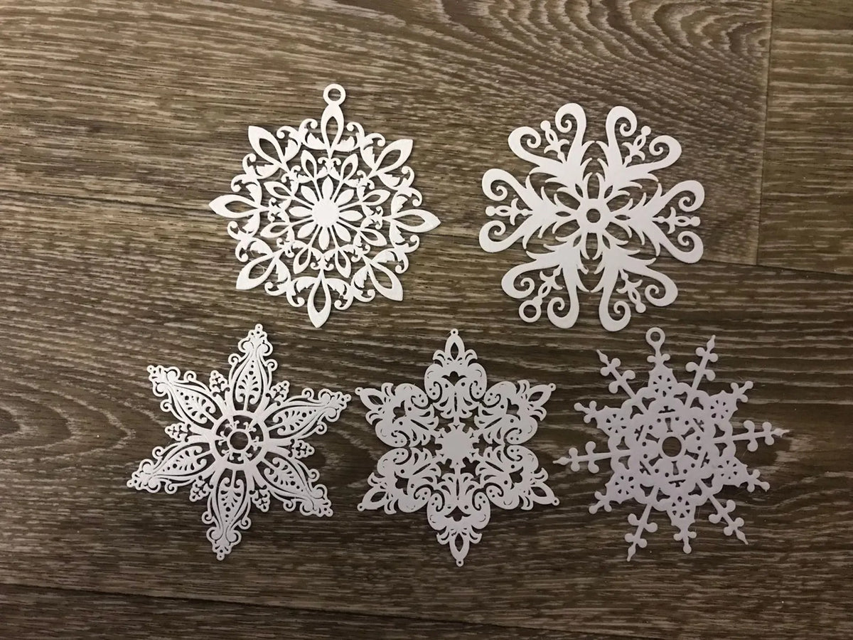 Schneeflocke als Deko für den Weihnachtsbaum