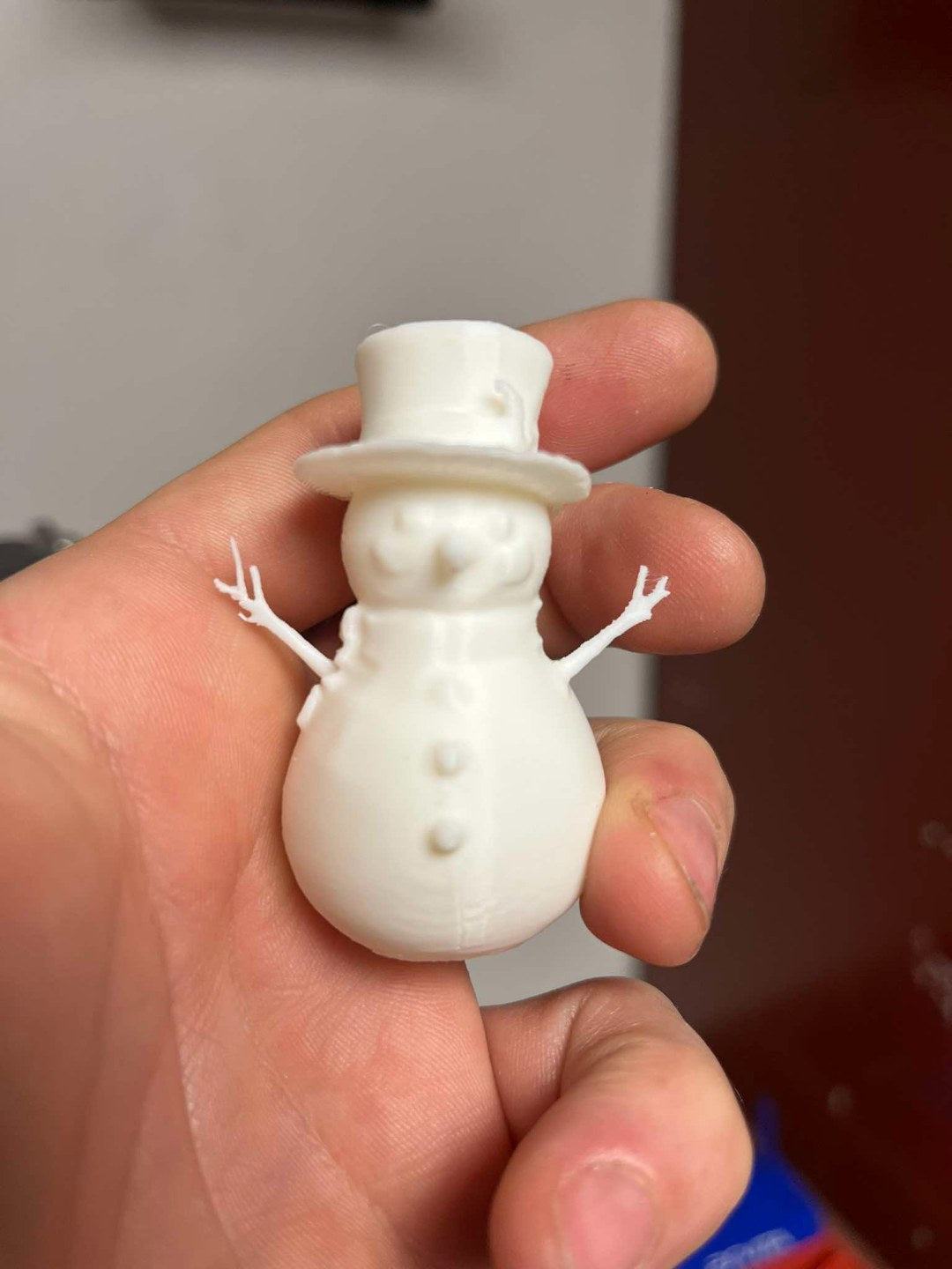 Set mit 3 süßen Schneemannfiguren