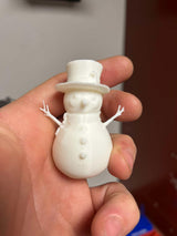 Set mit 3 süßen Schneemannfiguren