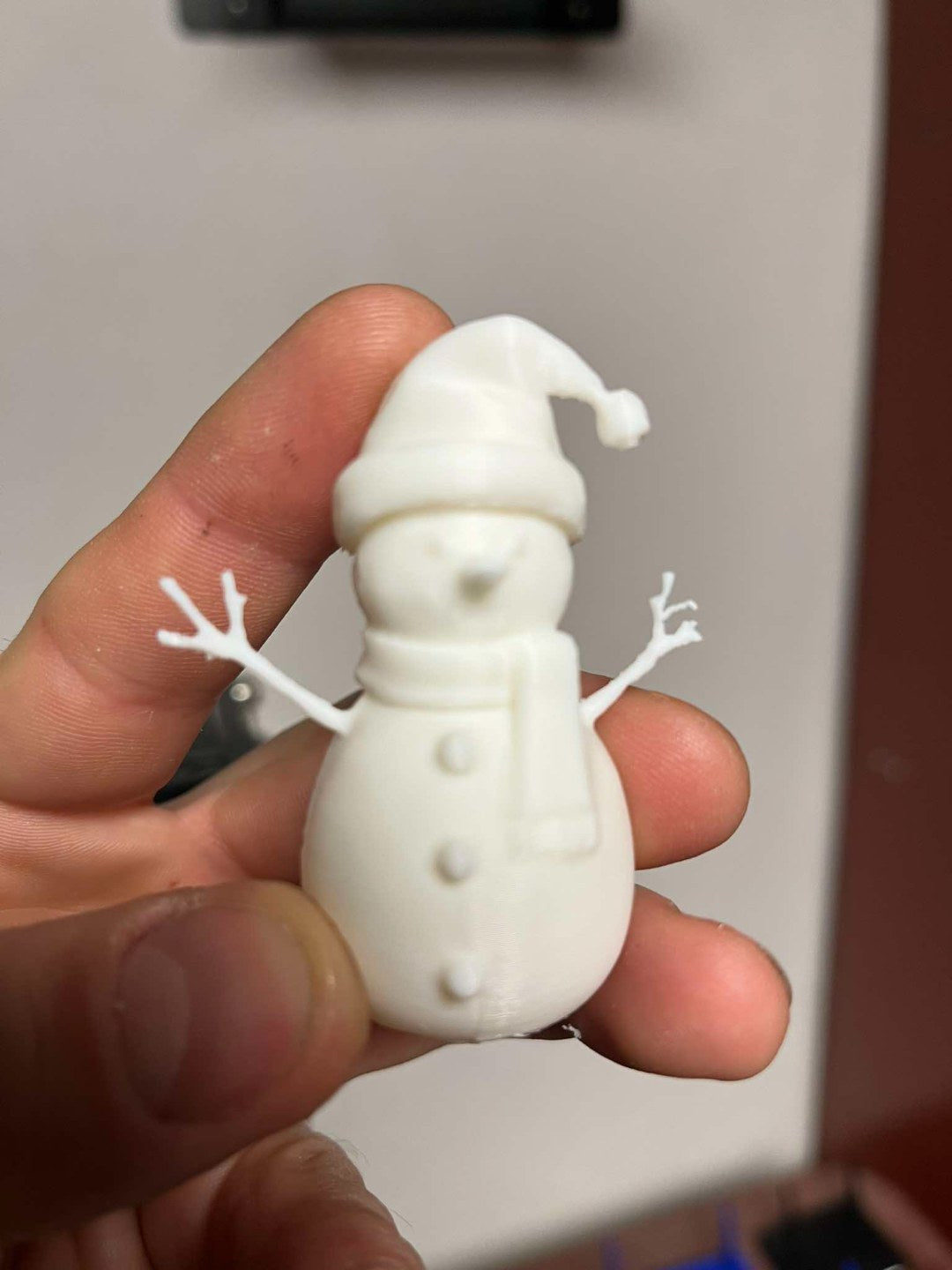 Set mit 3 süßen Schneemannfiguren