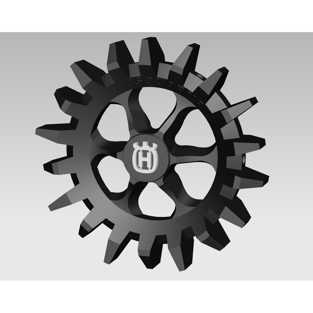 Husqvarna Automower 305 wheel — assembled view