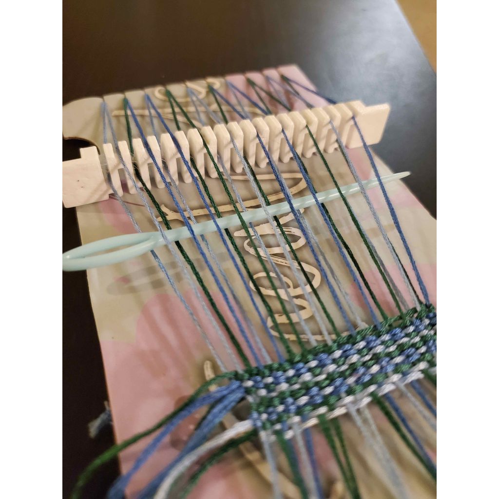 Mini Heddle Bar for Cardboard Loom Weaving