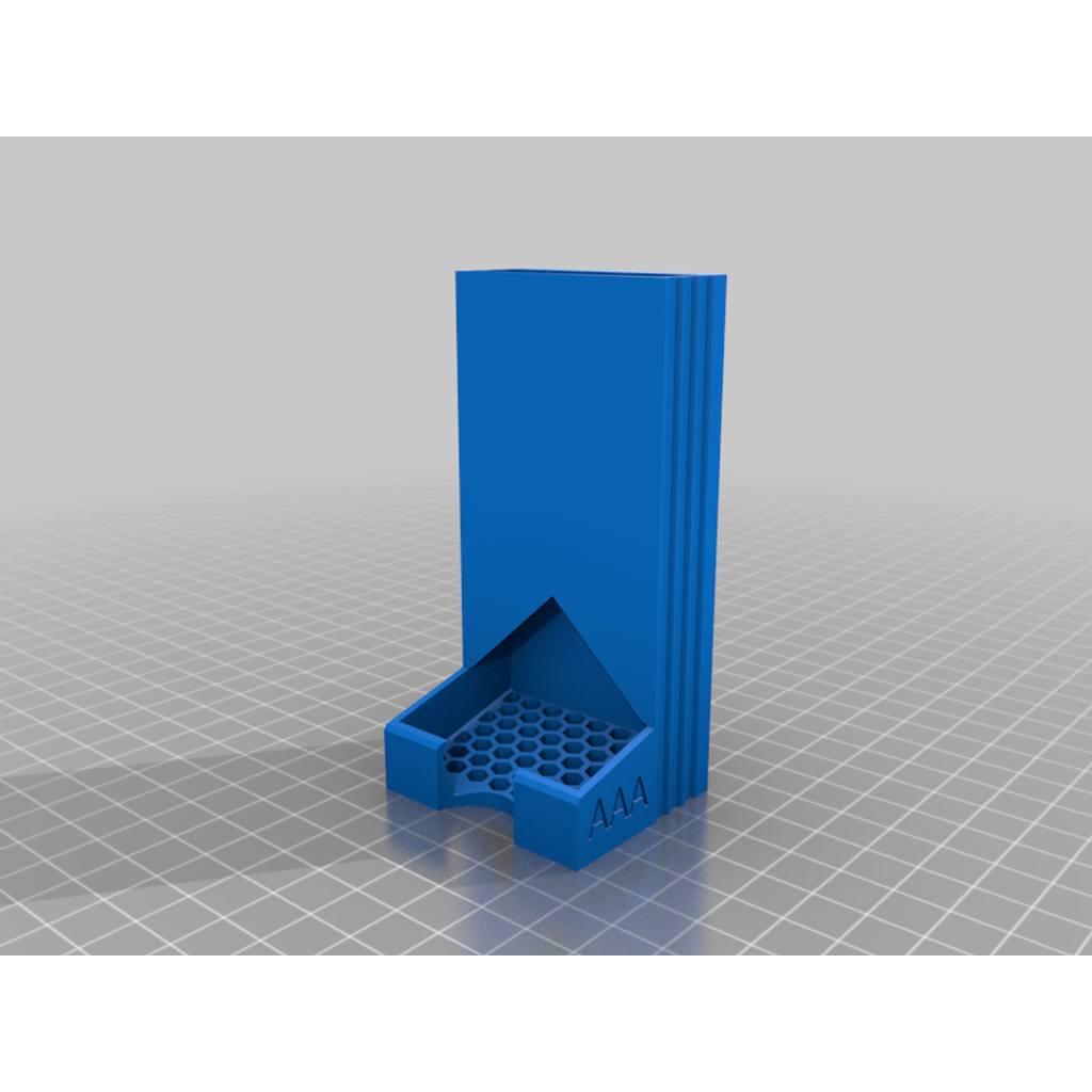 Stackable Battery Organizer with Wall Mount – AA & AAA