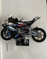 LEGO BMW S1000RR Wall Mount with Plate Hole