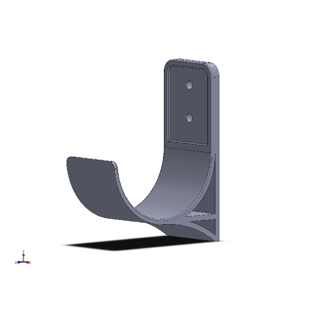 Longboard Skateboard Wall Mount for 90mm Wheels