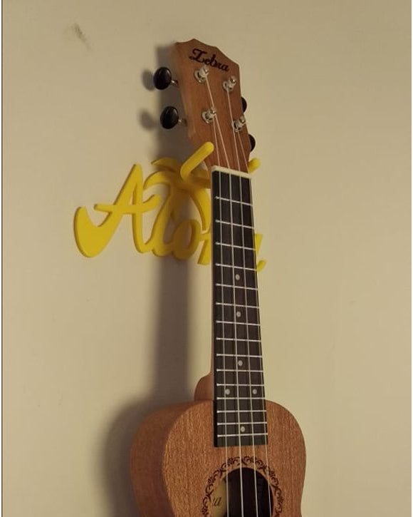 Hawaii Ukulele Wall Hanger – Aloha Design