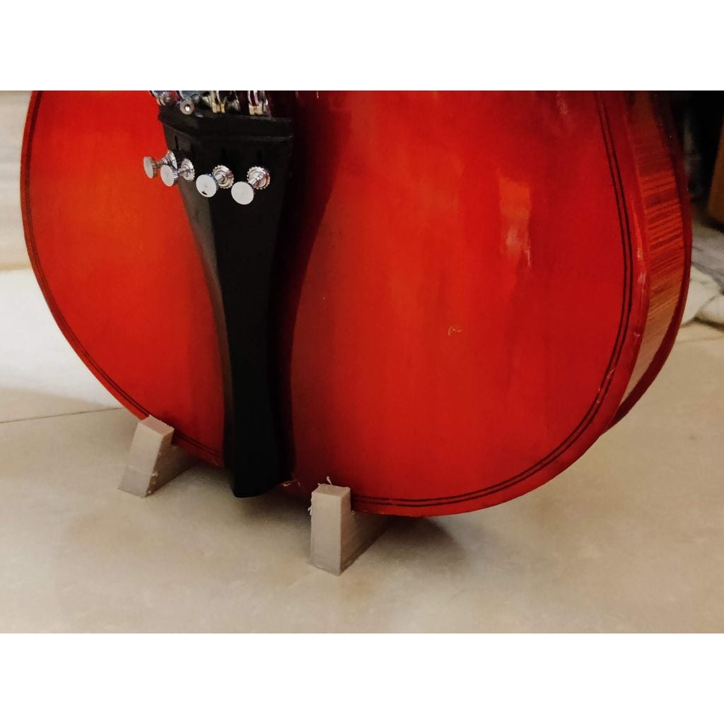Free-Standing Violin Stand with Bow Holder