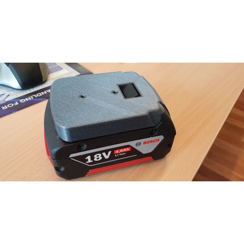 Bosch 18V Battery Wall Holder – Secure Workshop Mount