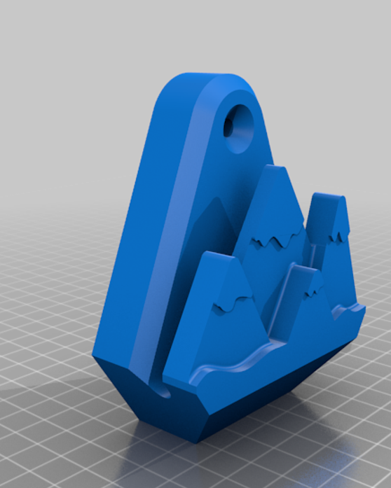 Snowboard Hidden Hole Wall Mount