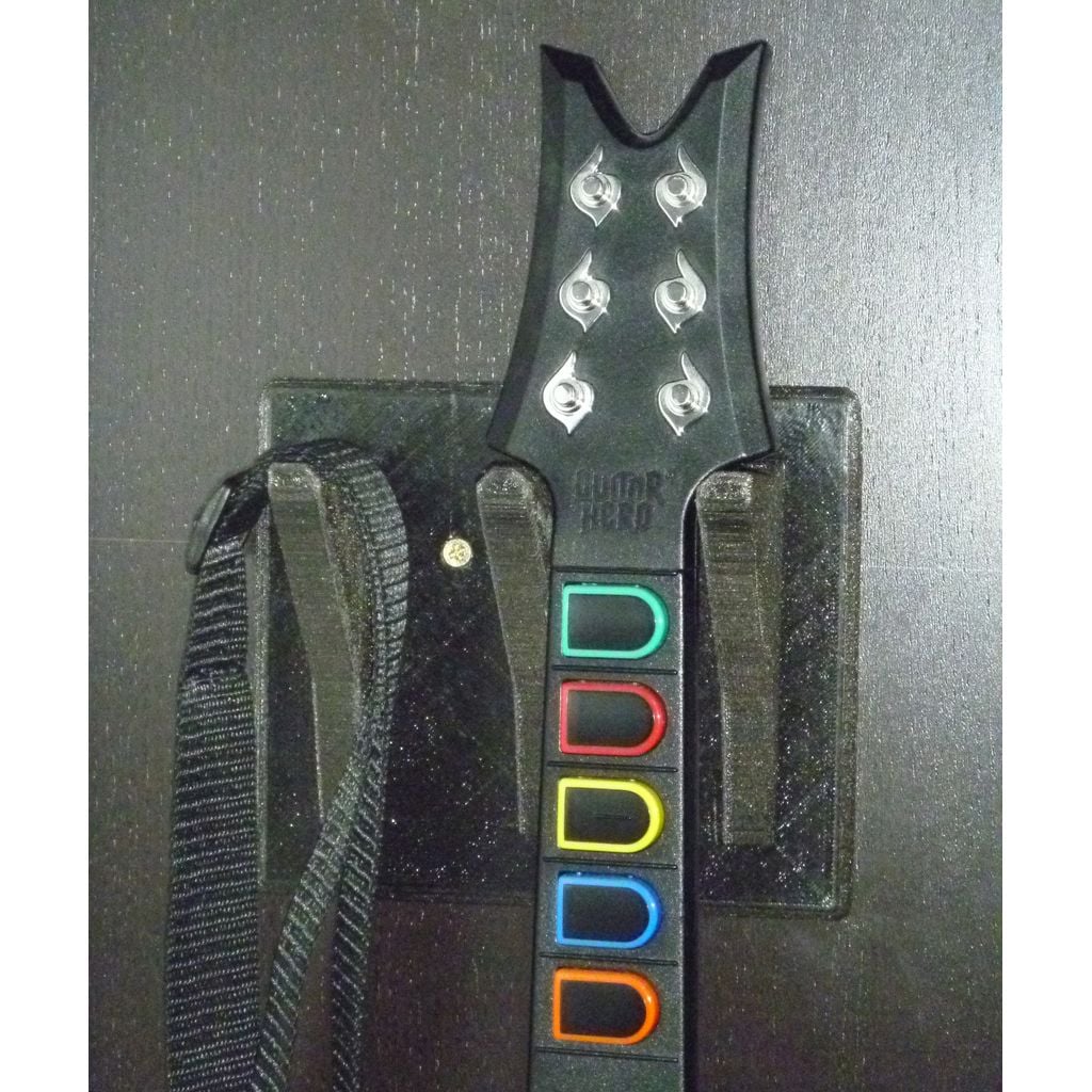 Guitar Hero Guitar Wall Mount with Strap Hook