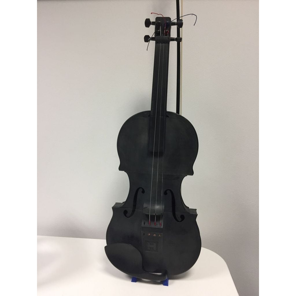 Free-Standing Violin Stand with Bow Holder