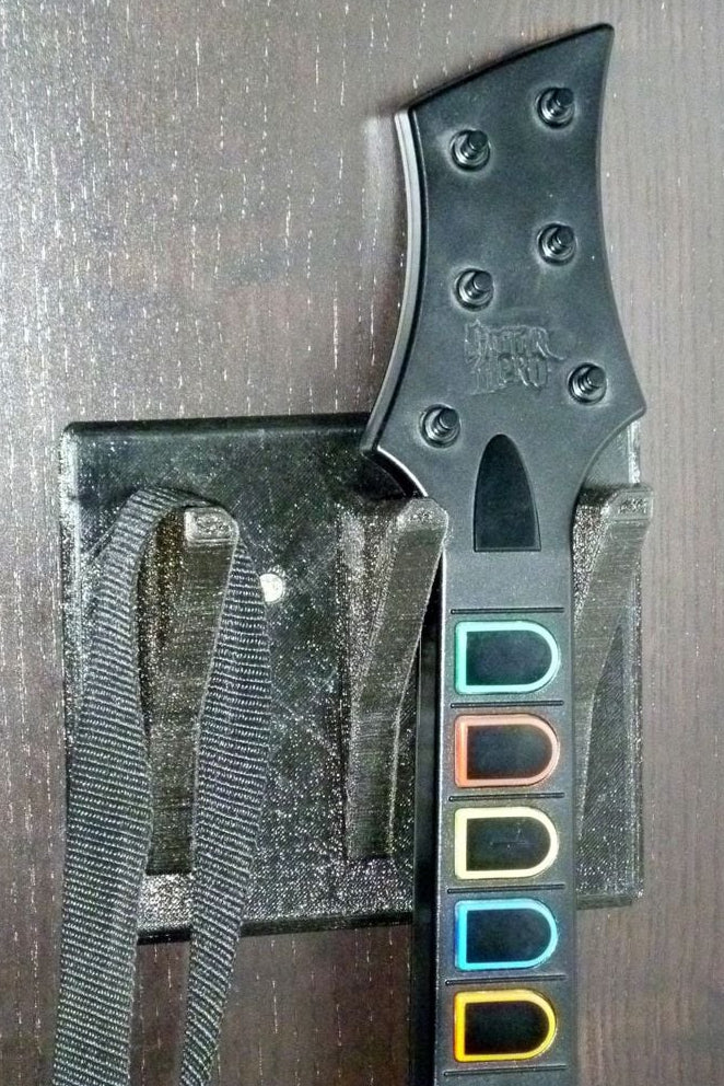 Guitar Hero Guitar Wall Mount with Strap Hook