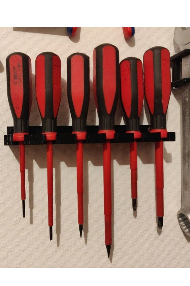 Wall-Mounted Screwdriver Holder – Keeps Every Driver in Place