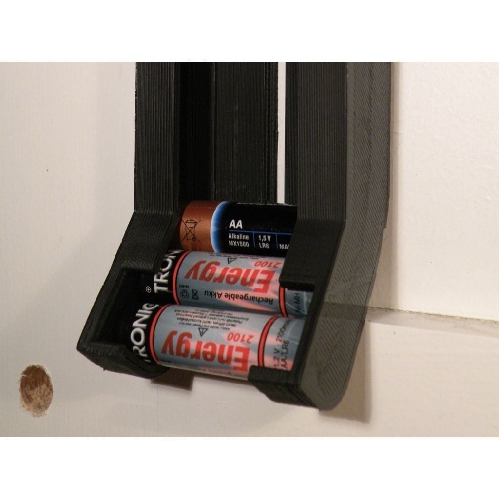 Battery Dispenser – First In, First Out Stack for AA & AAA