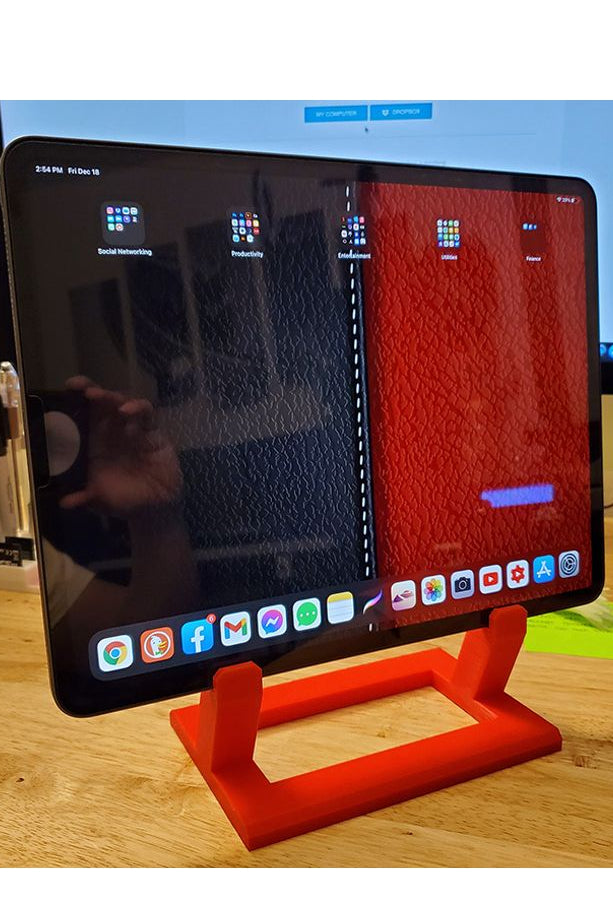 Compact Stand for Portable Monitor & iPad – Desk Ready