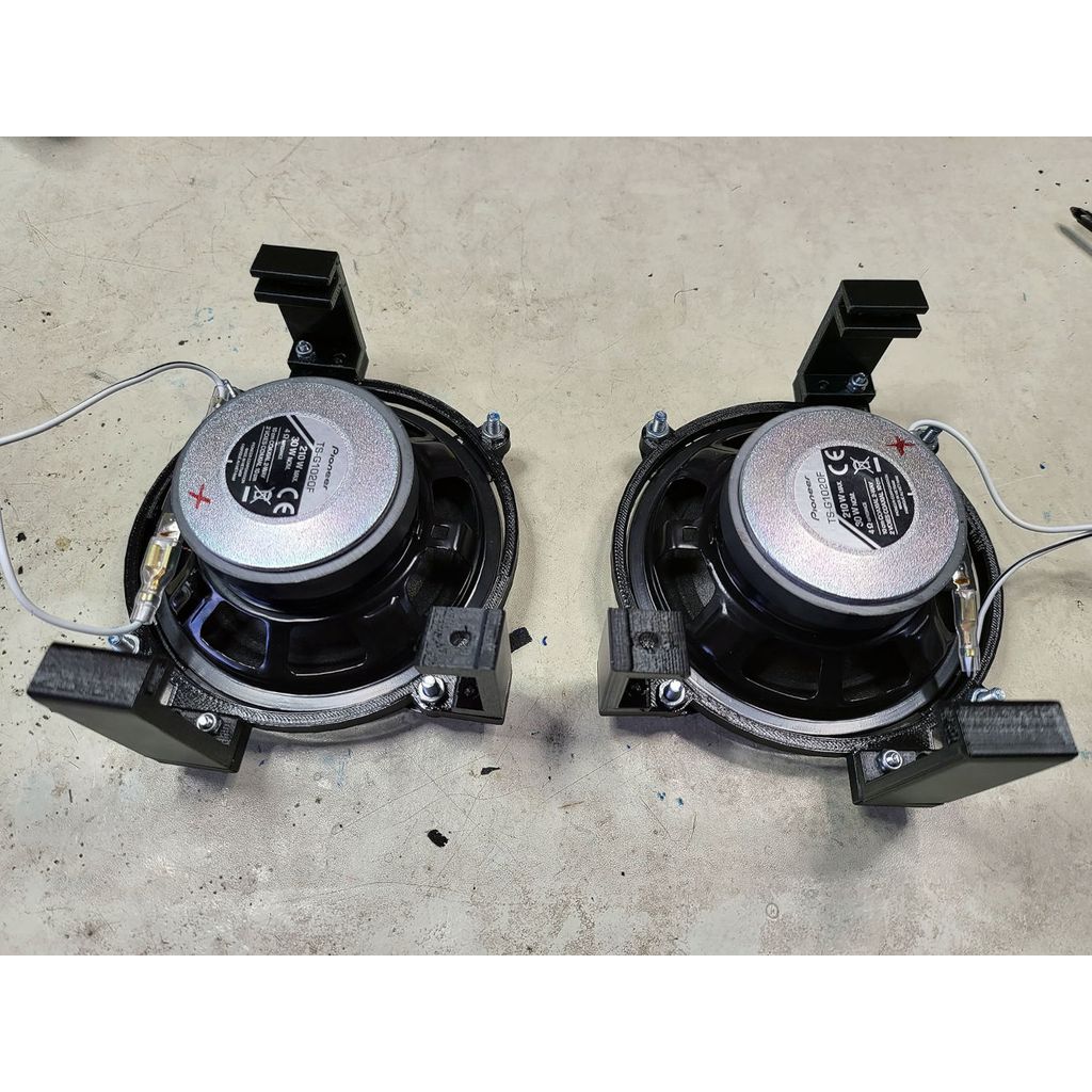 Renault Twizy Speaker Mounts for 4-Inch Pioneers