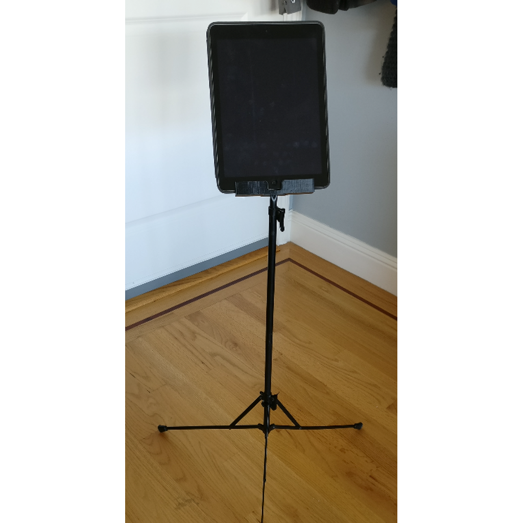iPad & Tablet Mount for Wire Music Stands