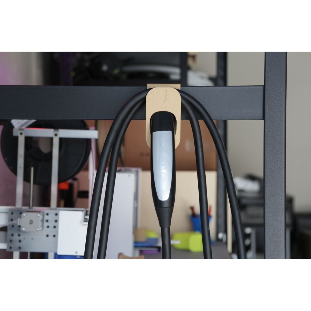 Tesla Charging Cable Holder – Clip-On Wall Mount