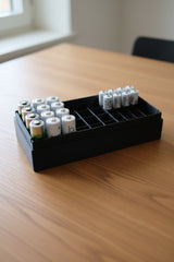 AA & AAA Battery Storage Box – Holds 44 Batteries