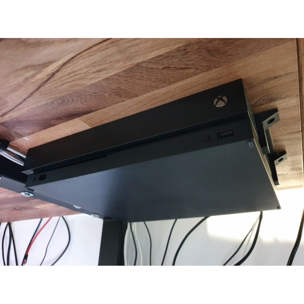 Xbox One X Under-Desk Mount – Clean & Secure