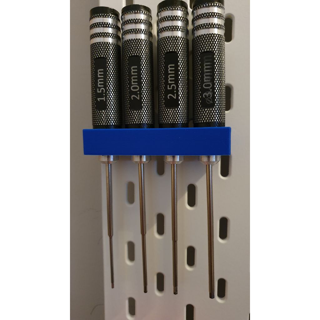 Skadis Allen Key Holder – Hex Screwdriver Organizer
