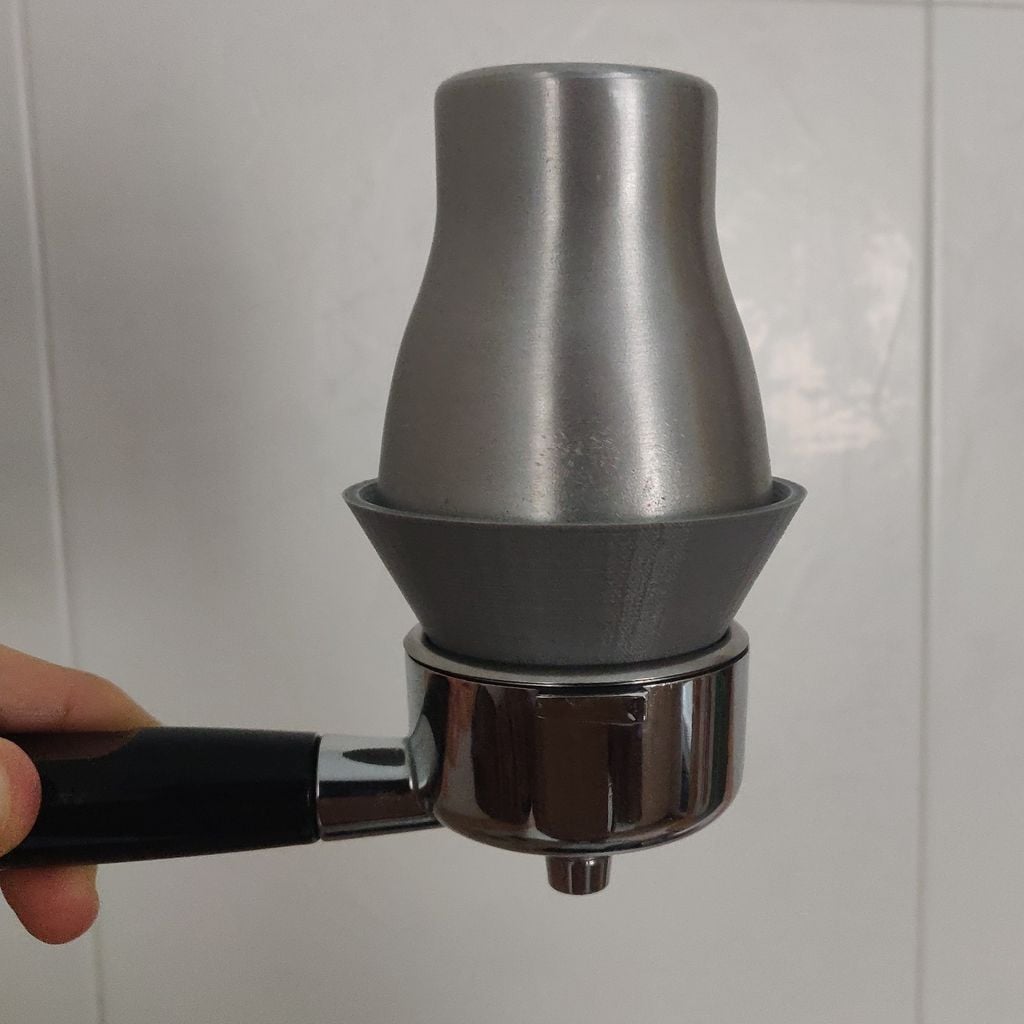 Siebträgertrichter für ROK Espresso, Dosieren ohne Kleckern