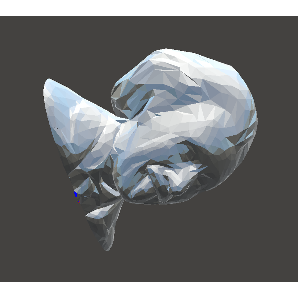 Low Poly Einstein Bust – Albert Einstein Sculpture