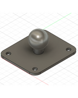 AMPS to 17mm Ball Joint Phone Mount Adapter