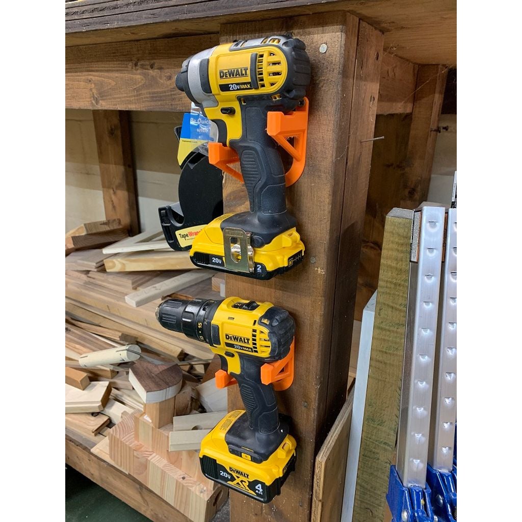 Cordless Tool Wall Mount – Drill & Driver Holder