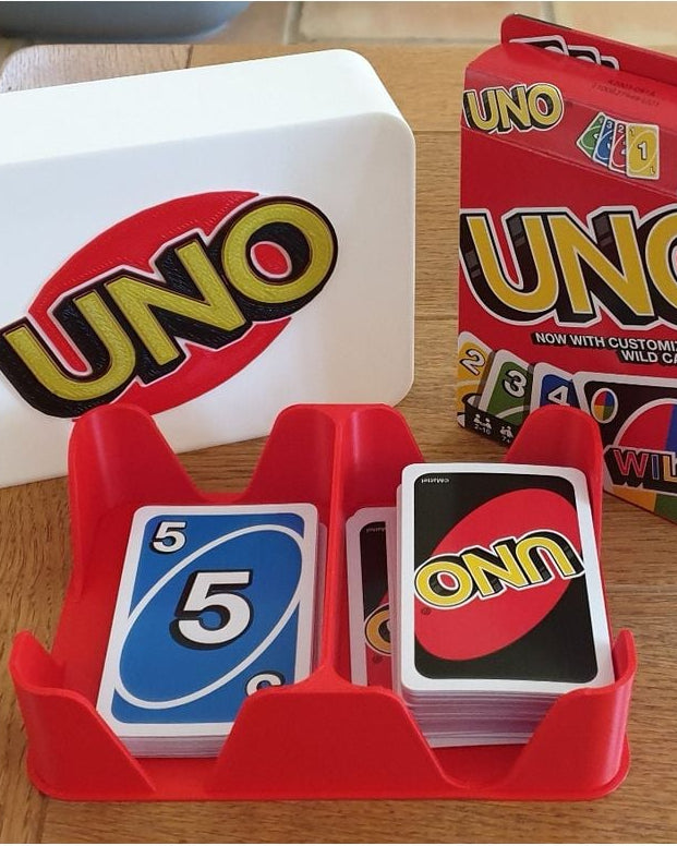Card Game Deck Holder & Storage Box – UNO Style