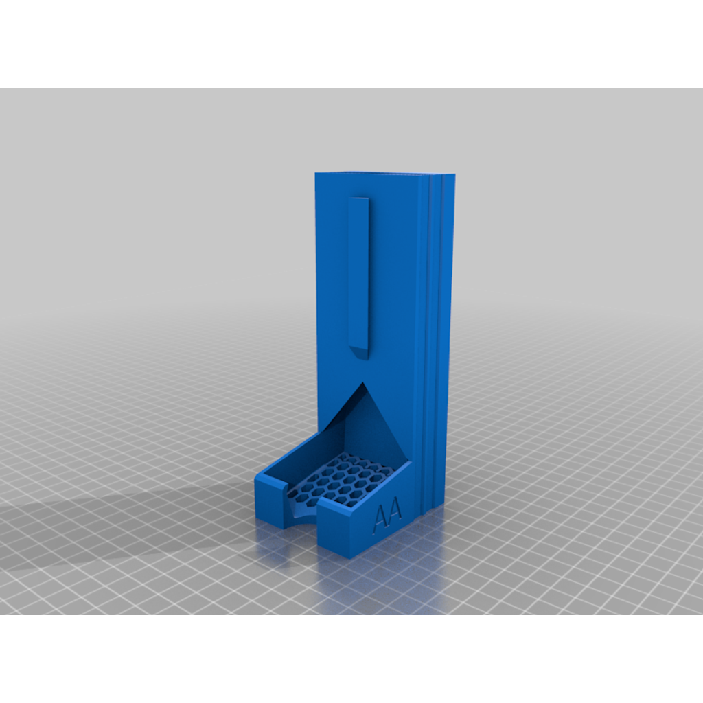 Stackable Battery Organizer with Wall Mount – AA & AAA
