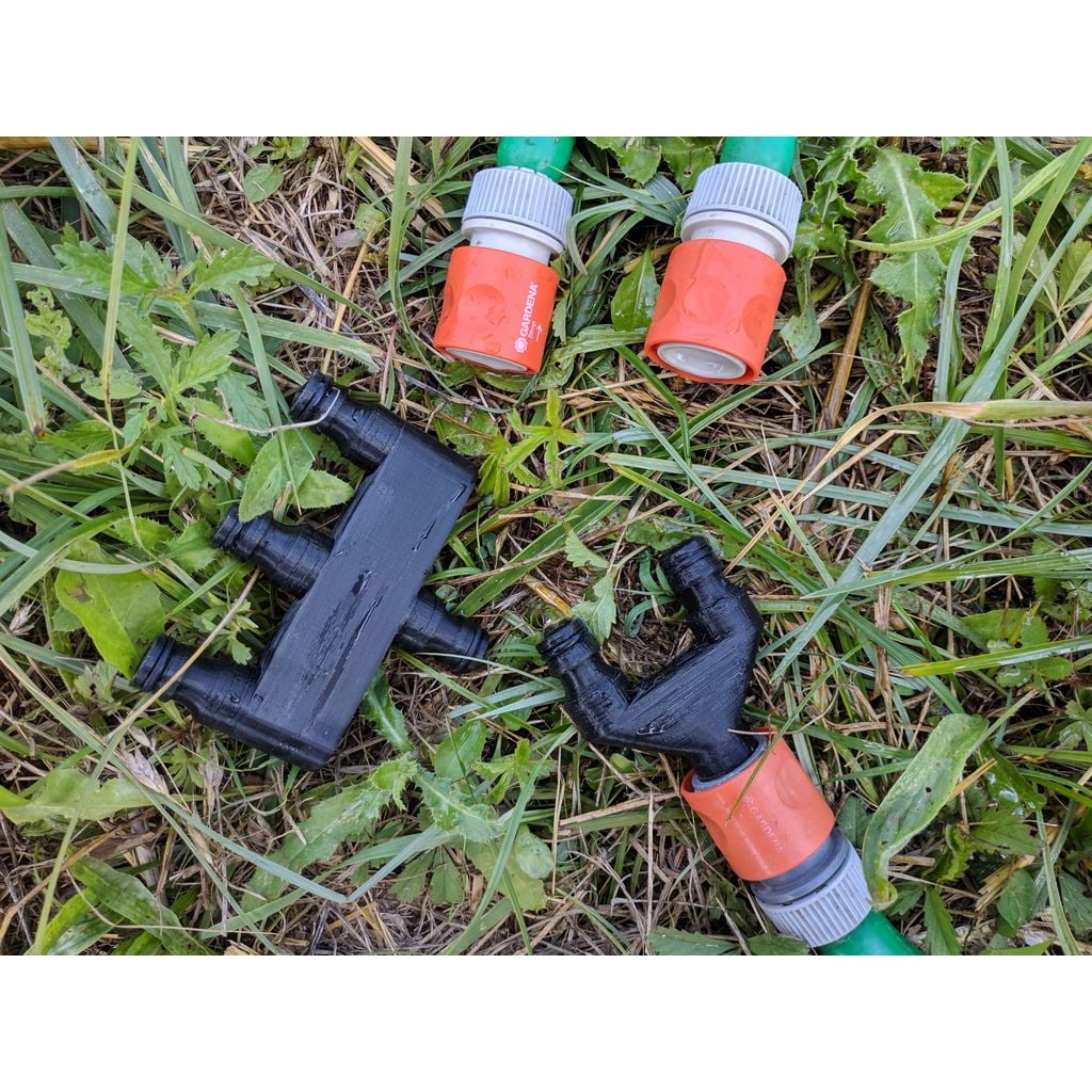 Gardena Hose Splitter – 2-Way & 3-Way Divider