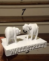 Wall Street Bear vs Bull 3D Print Statue