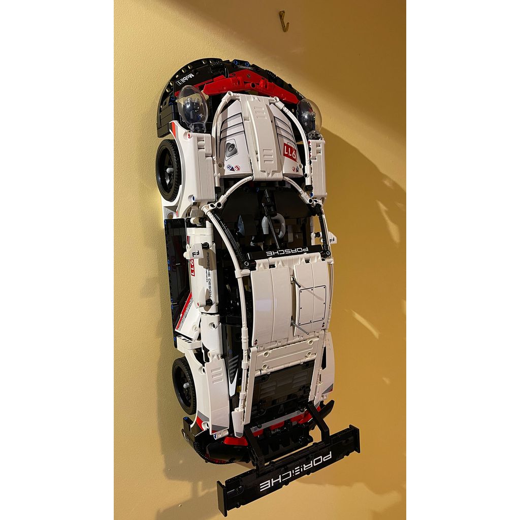 Wall Mount for Lego Technic Porsche 911 RSR & Ferrari 488 GTE