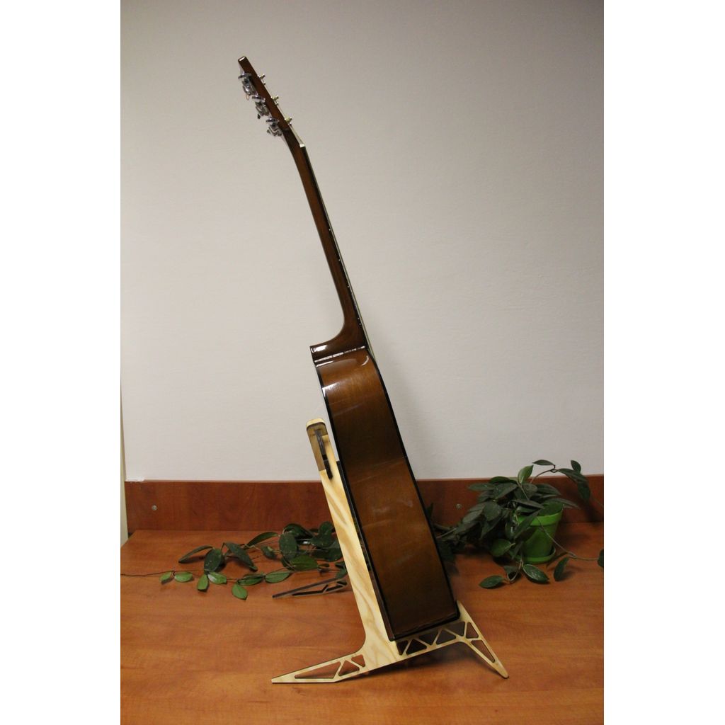 Acoustic Guitar Stand – Laser Cut Pine Plywood