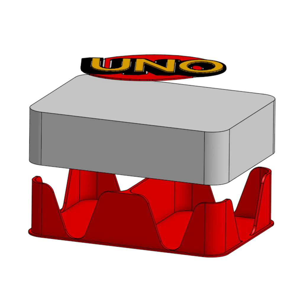 Card Game Deck Holder & Storage Box – UNO Style