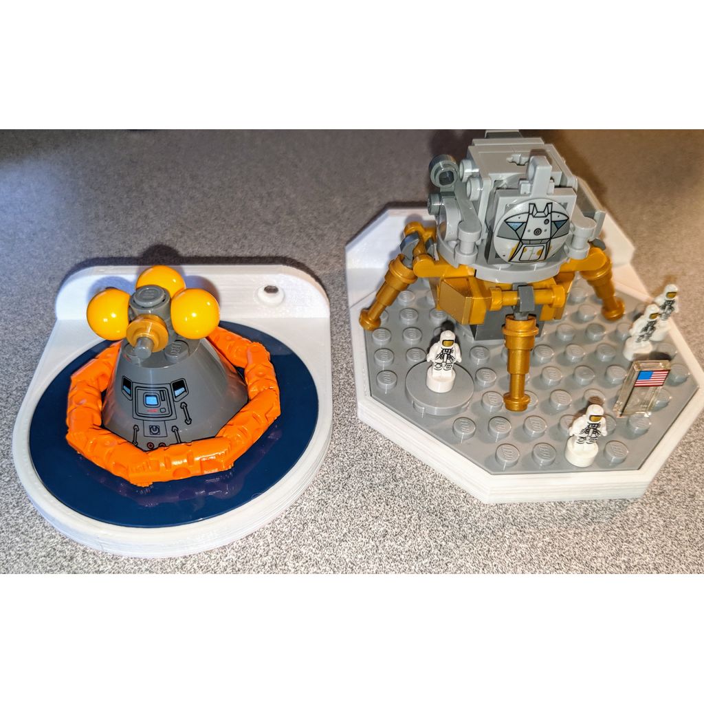 LEGO Saturn V Mini Model Wall Mounts