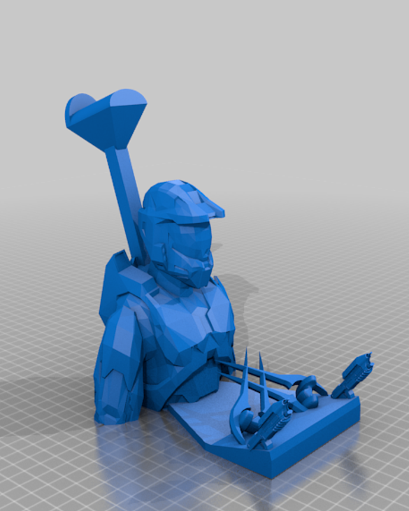 Halo Master Chief Xbox Controller & Headphone Stand