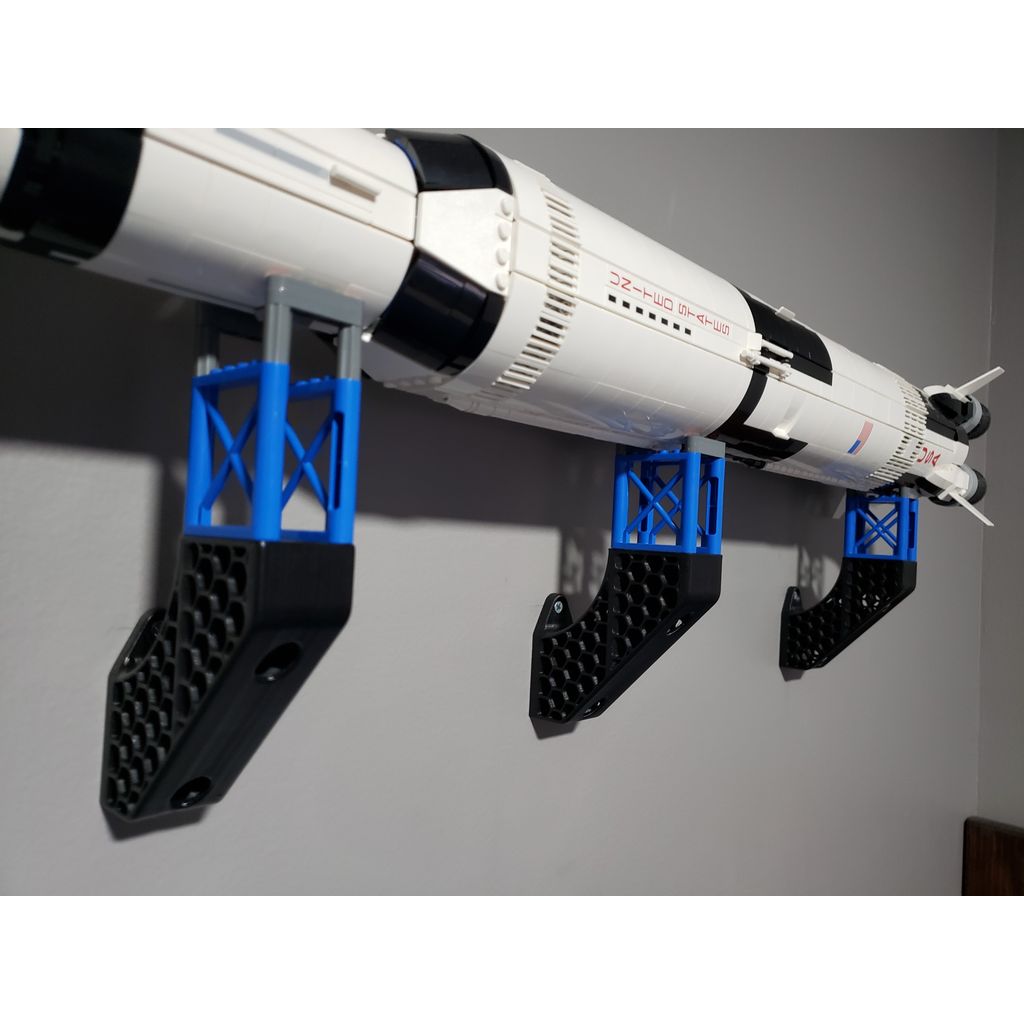 Lego Saturn V Wall Mount Stand