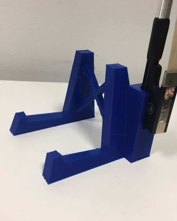 Free-Standing Violin Stand with Bow Holder