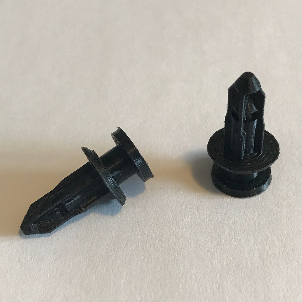 Tool-Free Hitch Panel Rivet for Tesla Model X