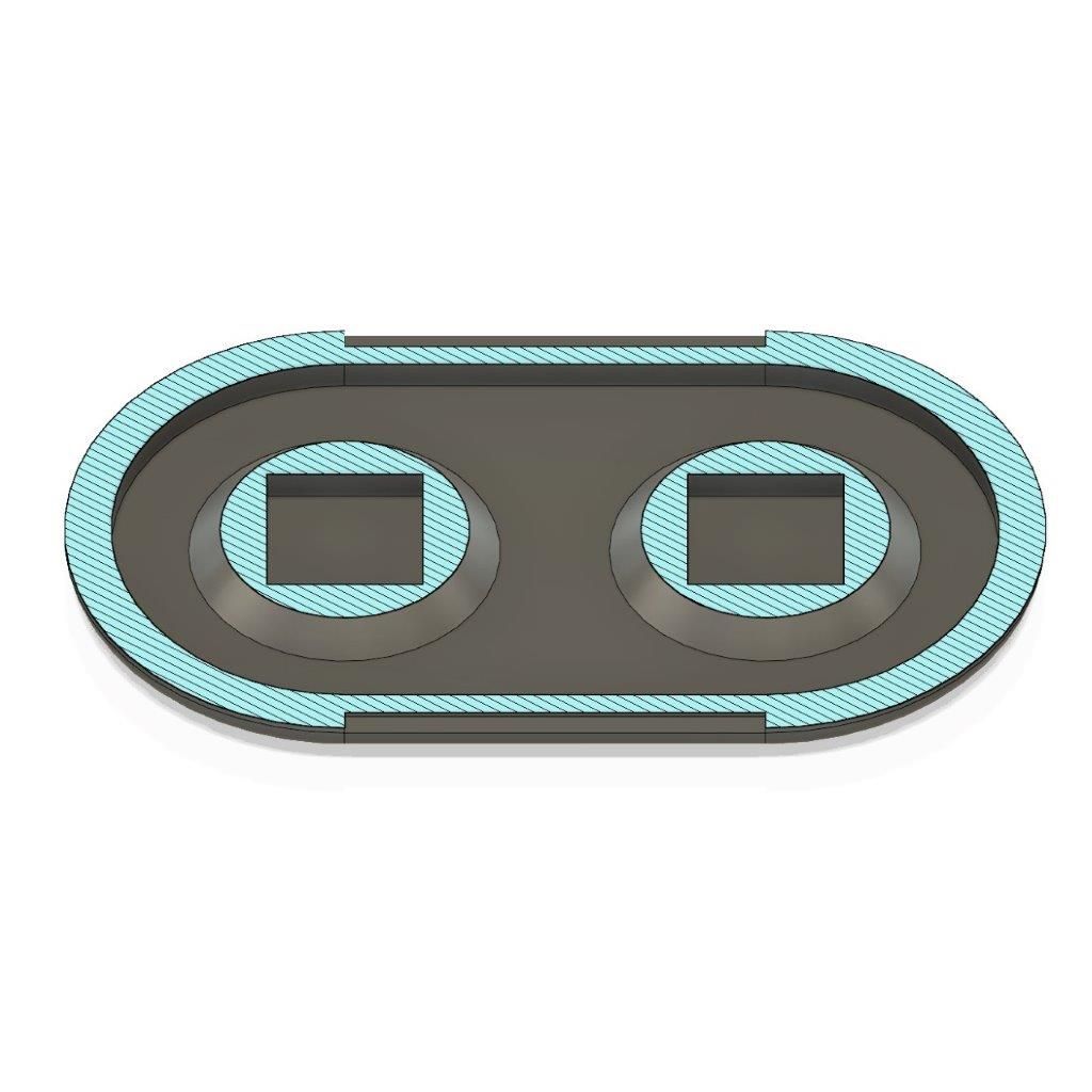 CCS Charging Port Cover for Tesla Model 3