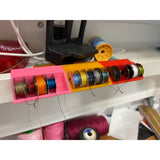 Yarn Spool Holder for IKEA Mosslanda Shelf